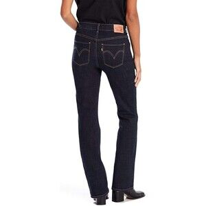NEW Classic Woman Levi's Boot Cut  550 Jeans Size 18 Dark Denim Stretch Jeans